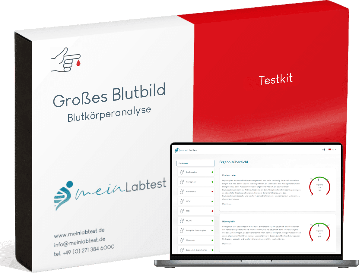 Großes Blutbild — Testkit