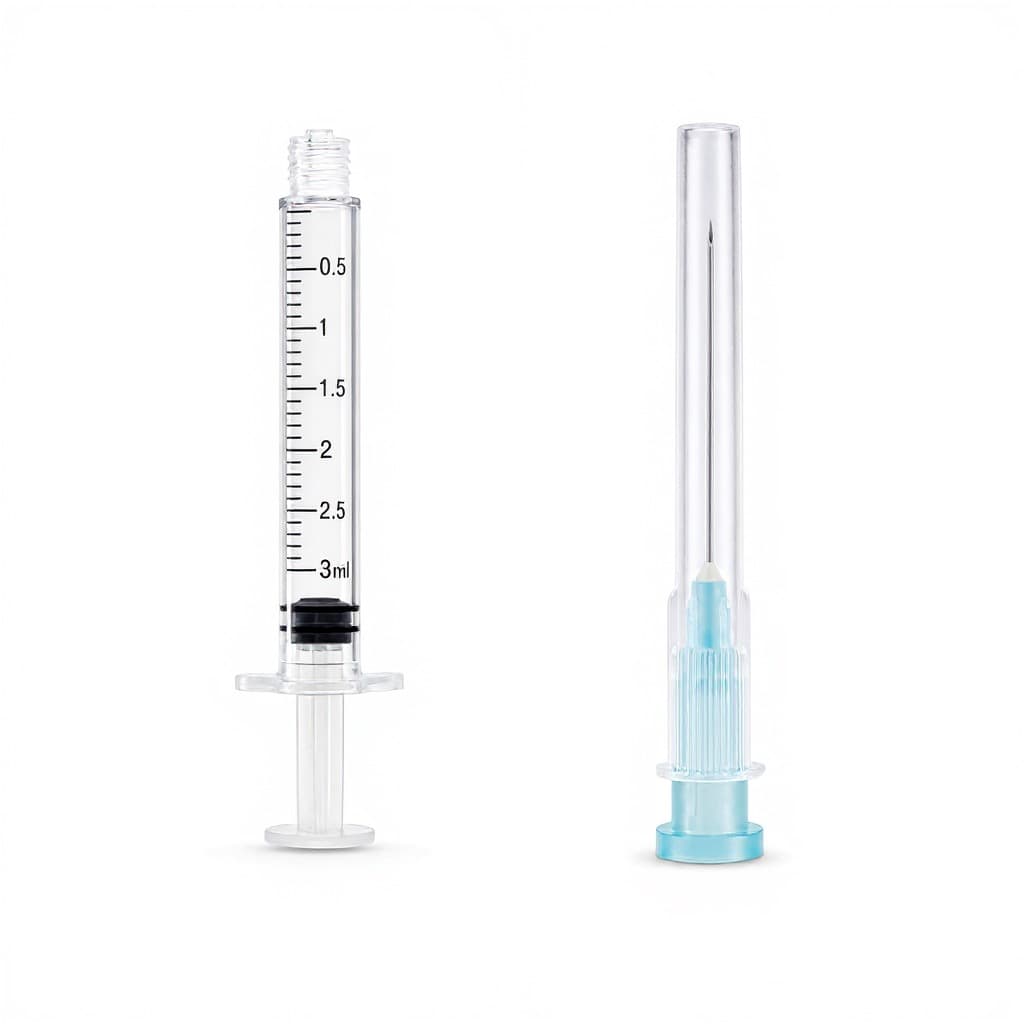 Spritzen-Set 3 ml · 10× Luer-Lock + 10× Kanüle 23G